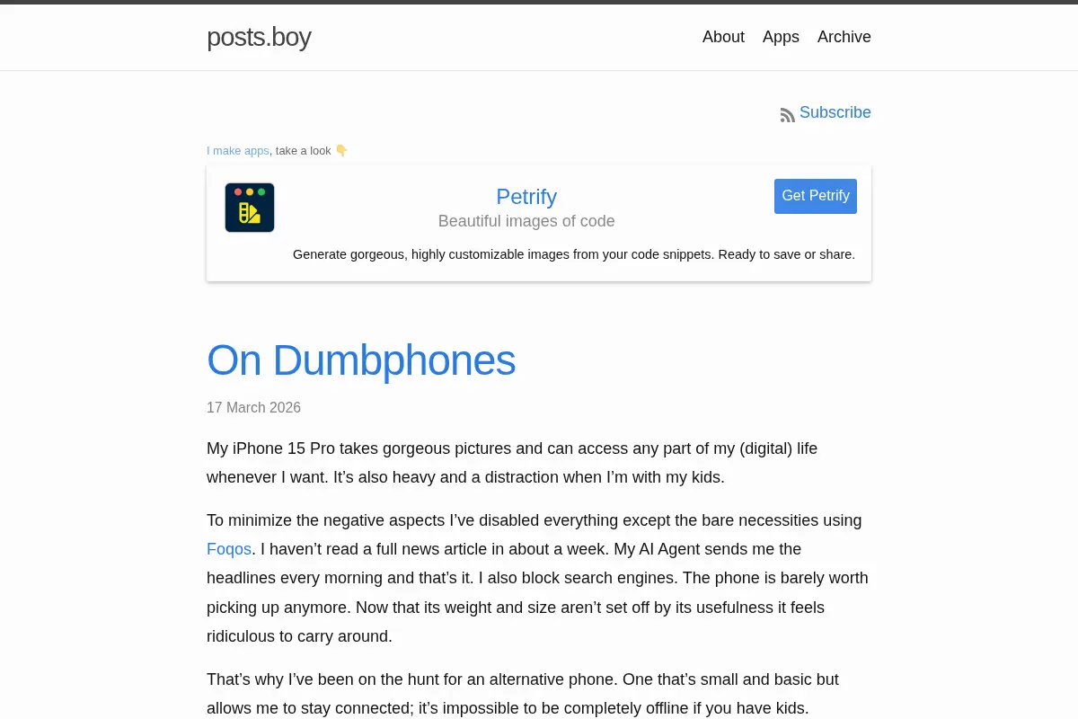 posts.boy | Articles about computers, apps, games, modding and programming.