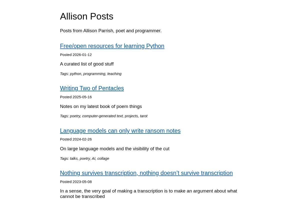 Allison Posts