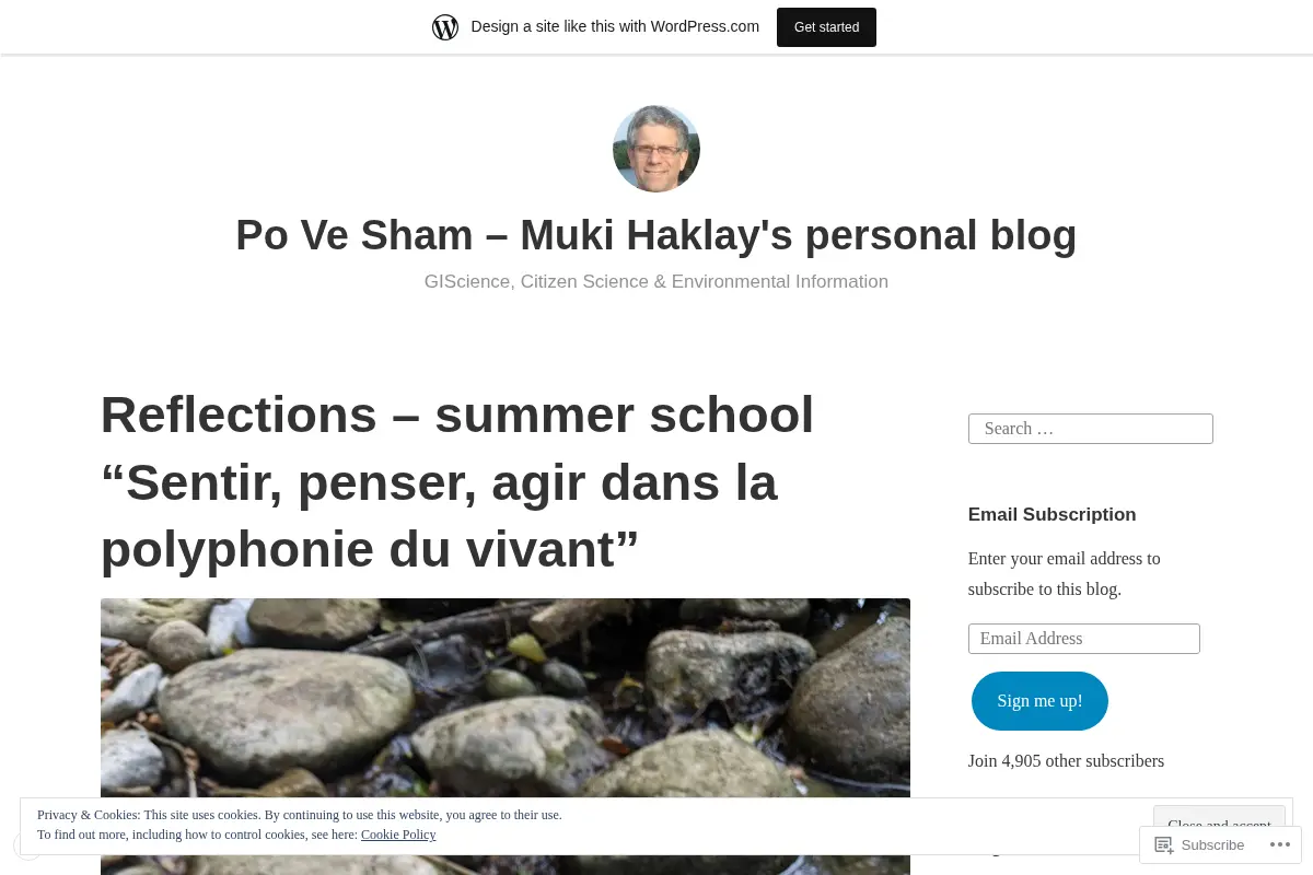 Po Ve Sham – Muki Haklay's personal blog – GIScience, Citizen Science & Environmental Information