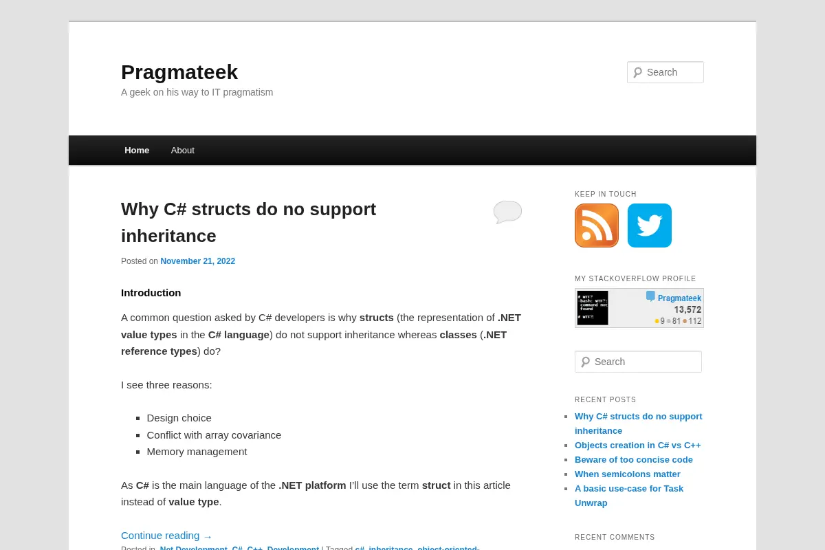 Pragmateek | A geek on his way to IT pragmatism