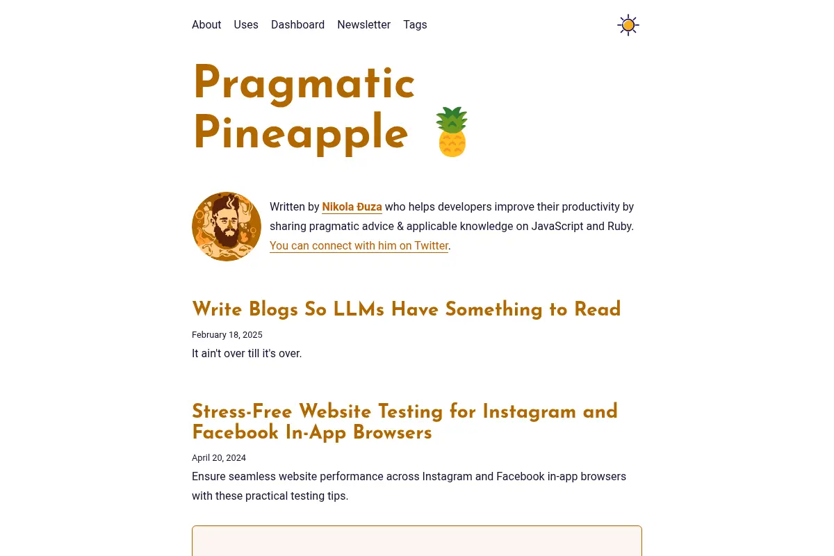 Pragmatic Pineapple