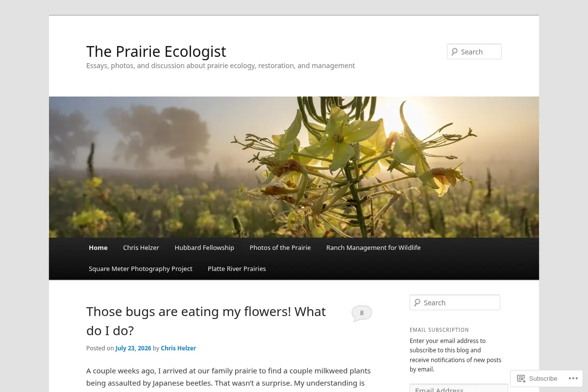 The Prairie Ecologist