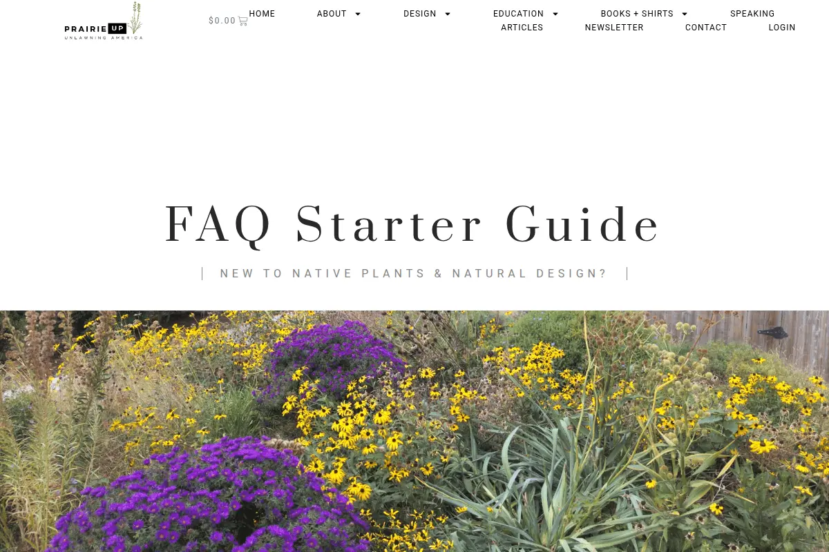 Prairie Up FAQ Starter Guide