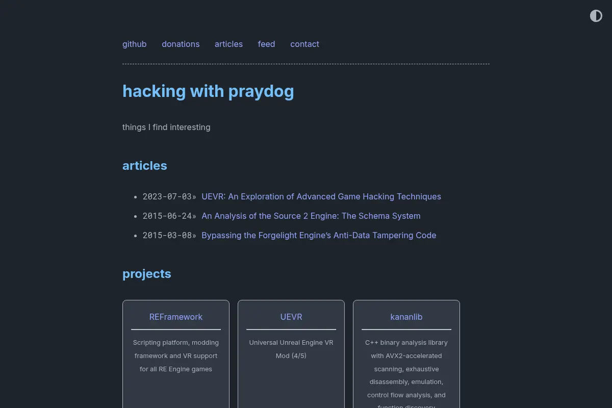 hacking with praydog