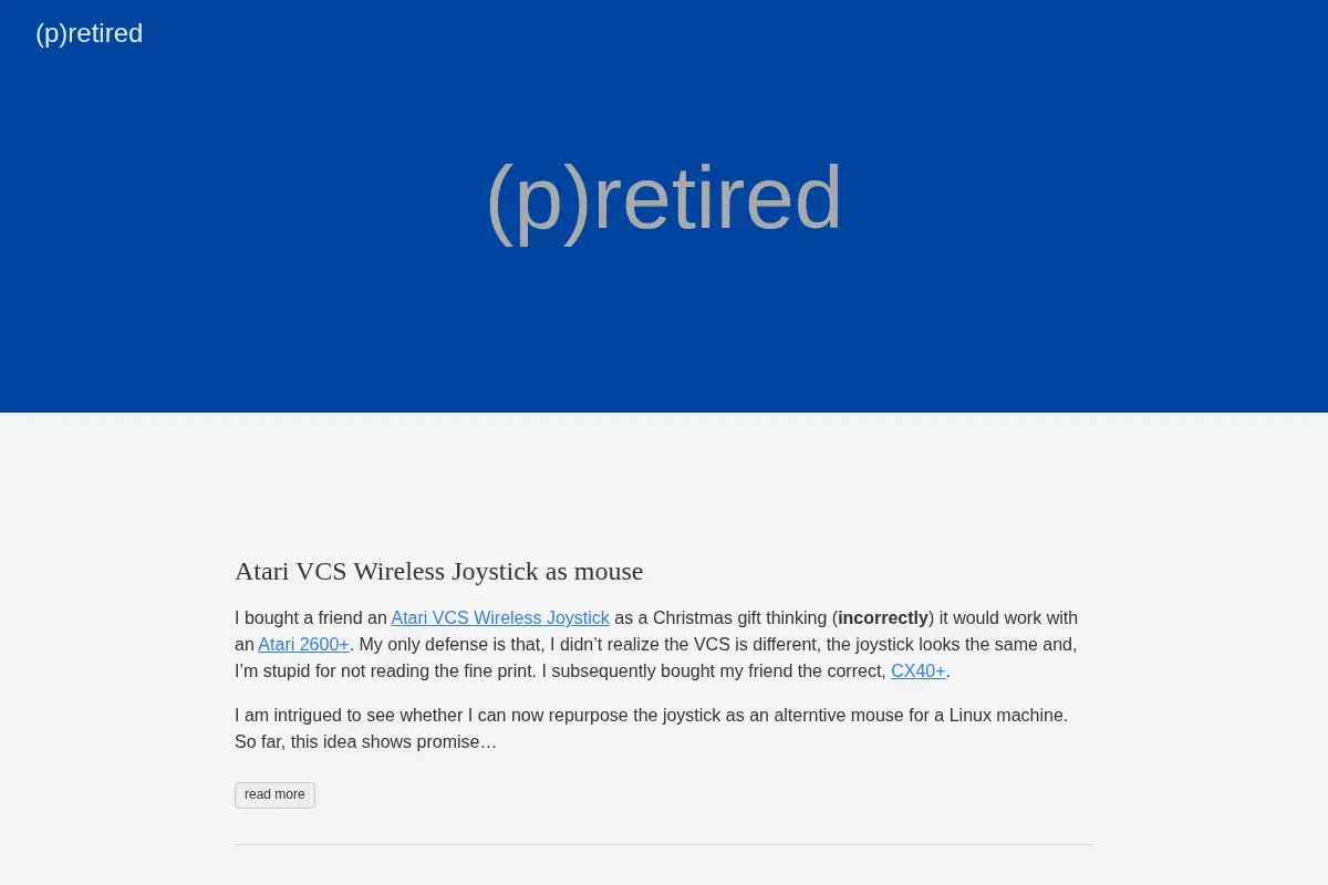 (p)retired