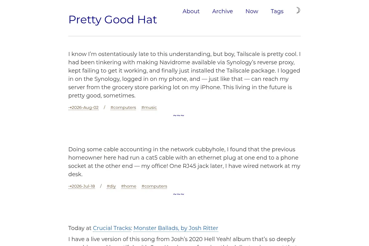 Pretty Good Hat