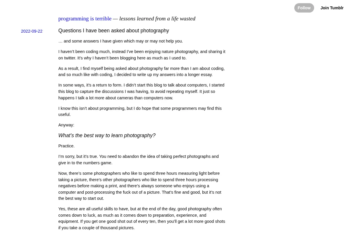 programming is terrible