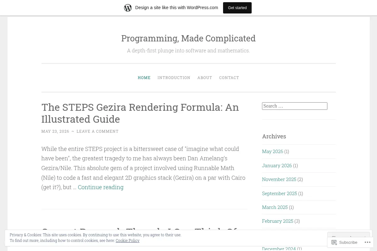 Programming, Made Complicated
