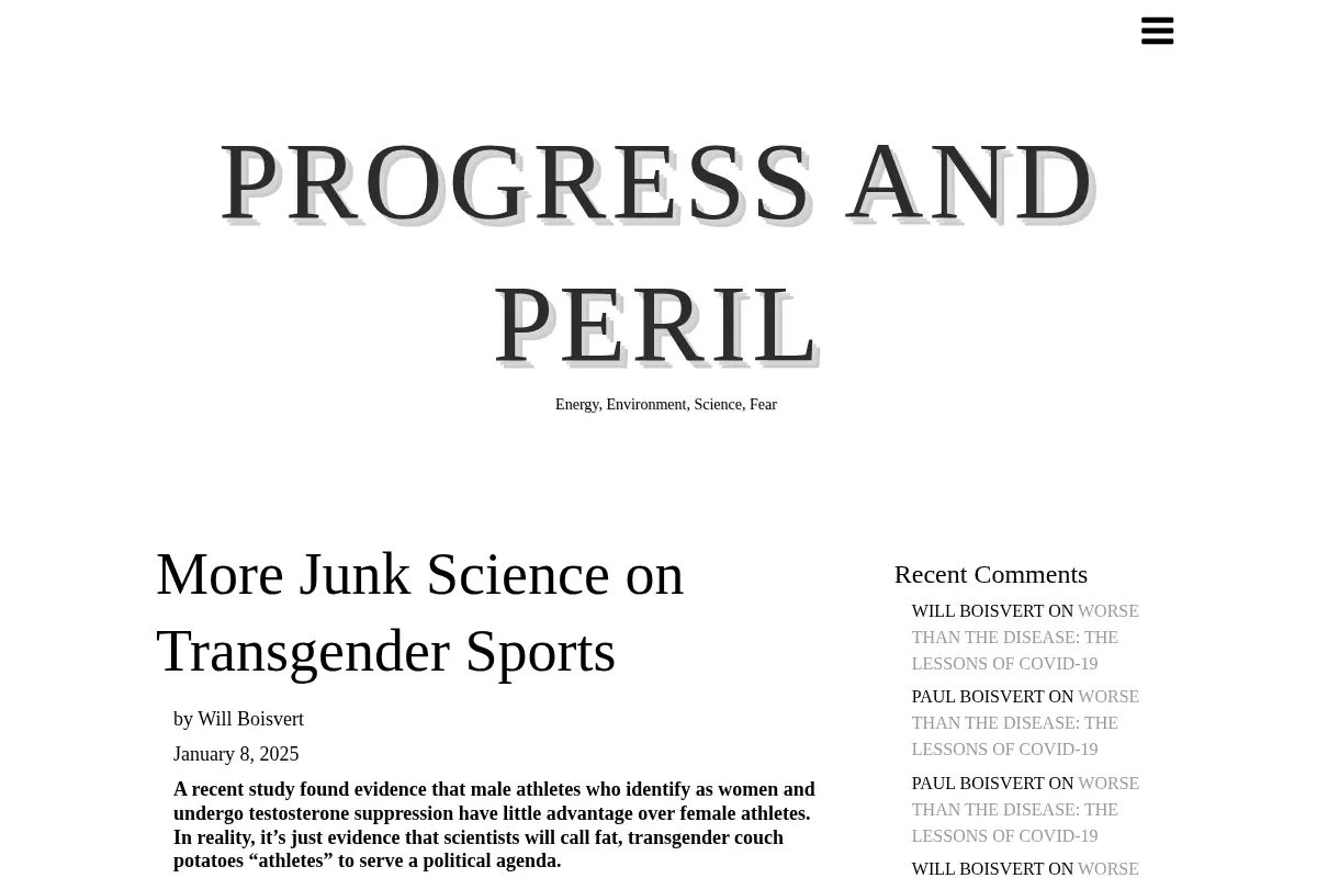 Progress and Peril