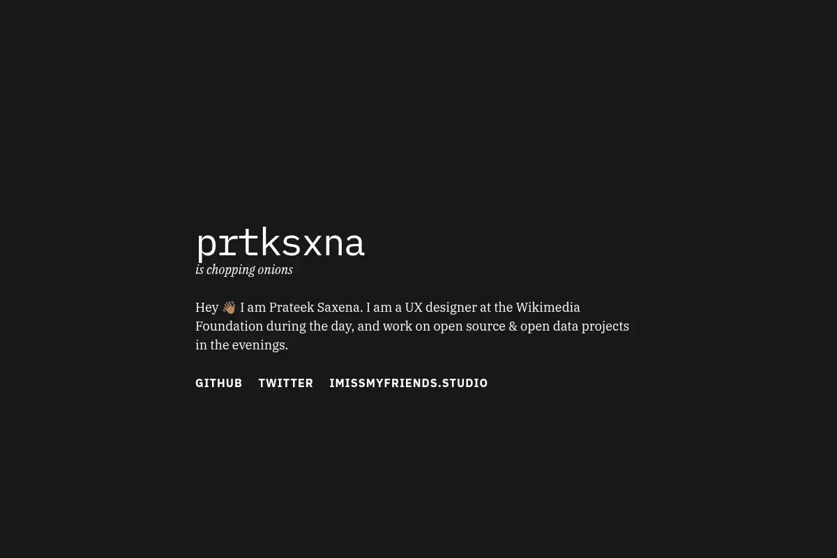 Prateek Saxena (prtksxna)