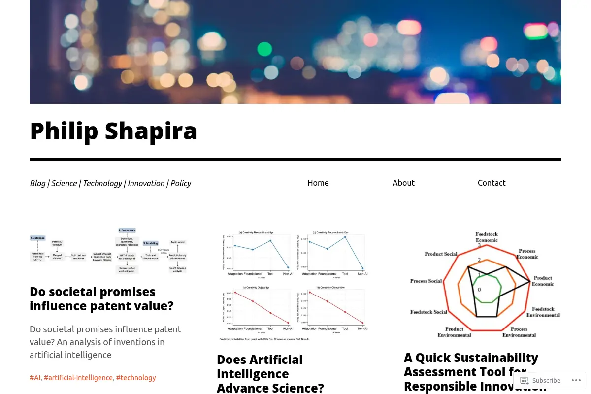 Philip Shapira – Blog