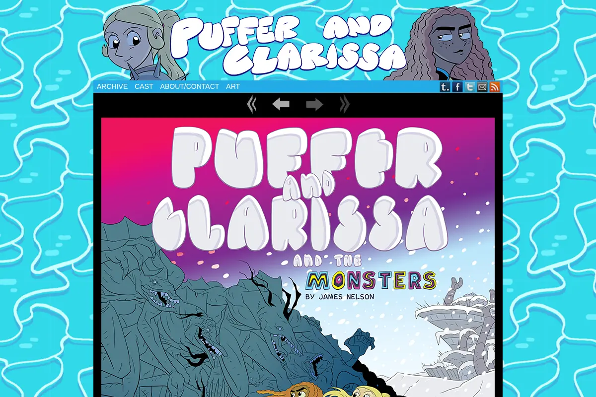 Puffer and Clarissa - The Ocean Adventure Webcomic