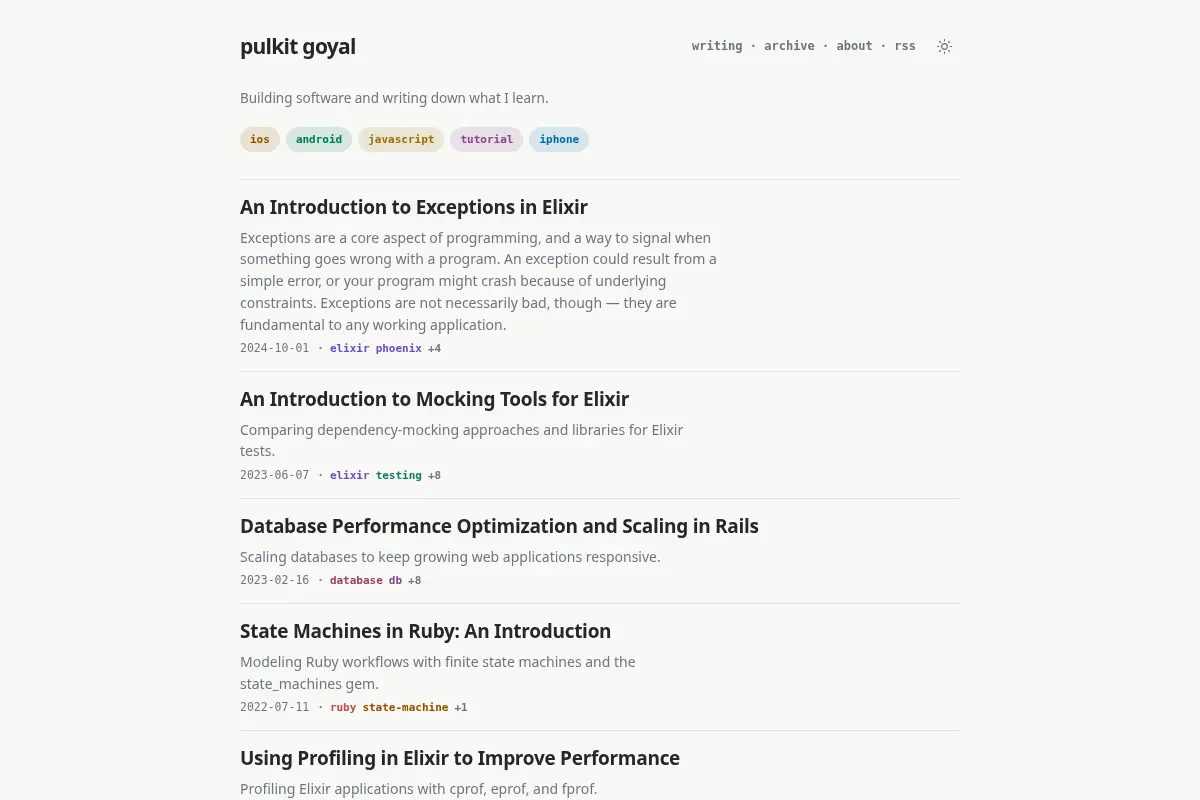 Blog by Pulkit Goyal