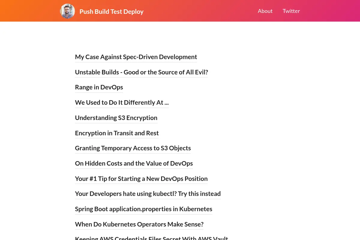 Push Build Test Deploy — Yuval Oren on DevOps & AI