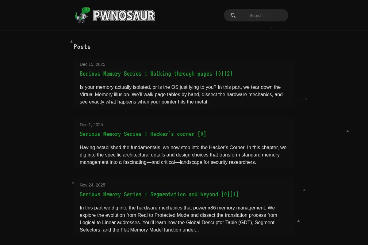 Pwnosaur