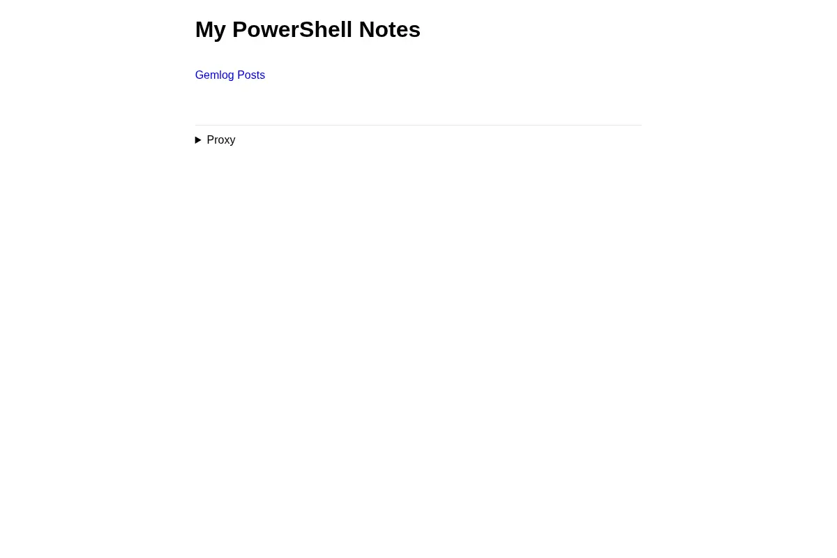 pwshnotes
