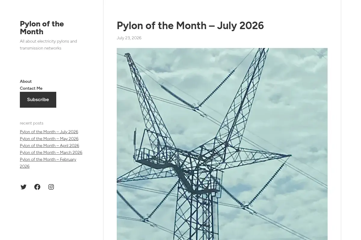 Pylon of the Month