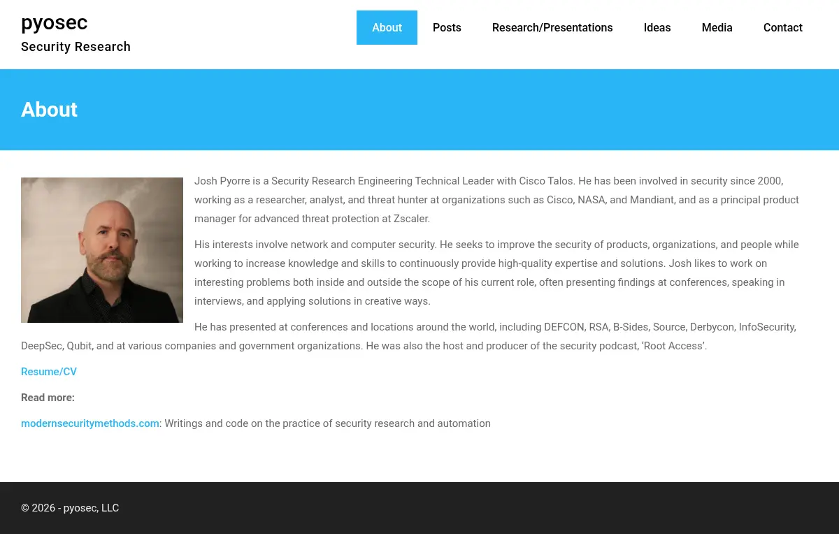 pyosec – Security Research