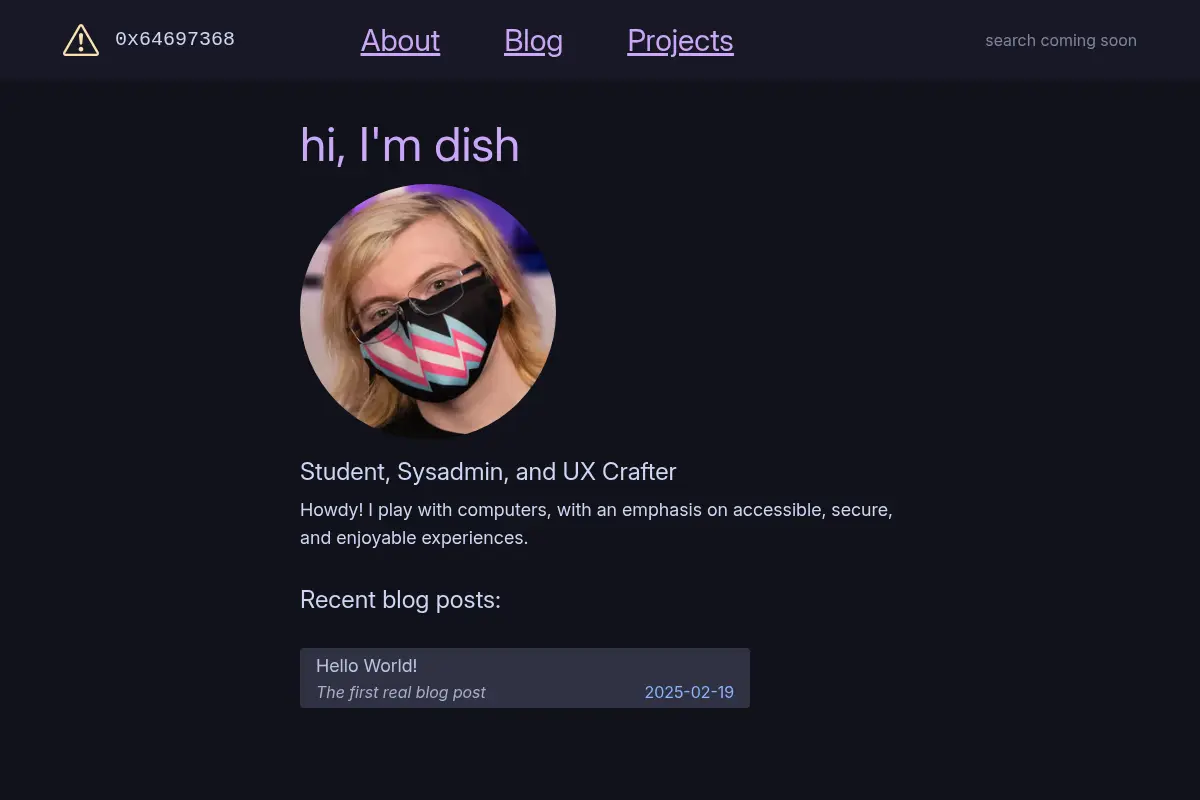 0x64697368