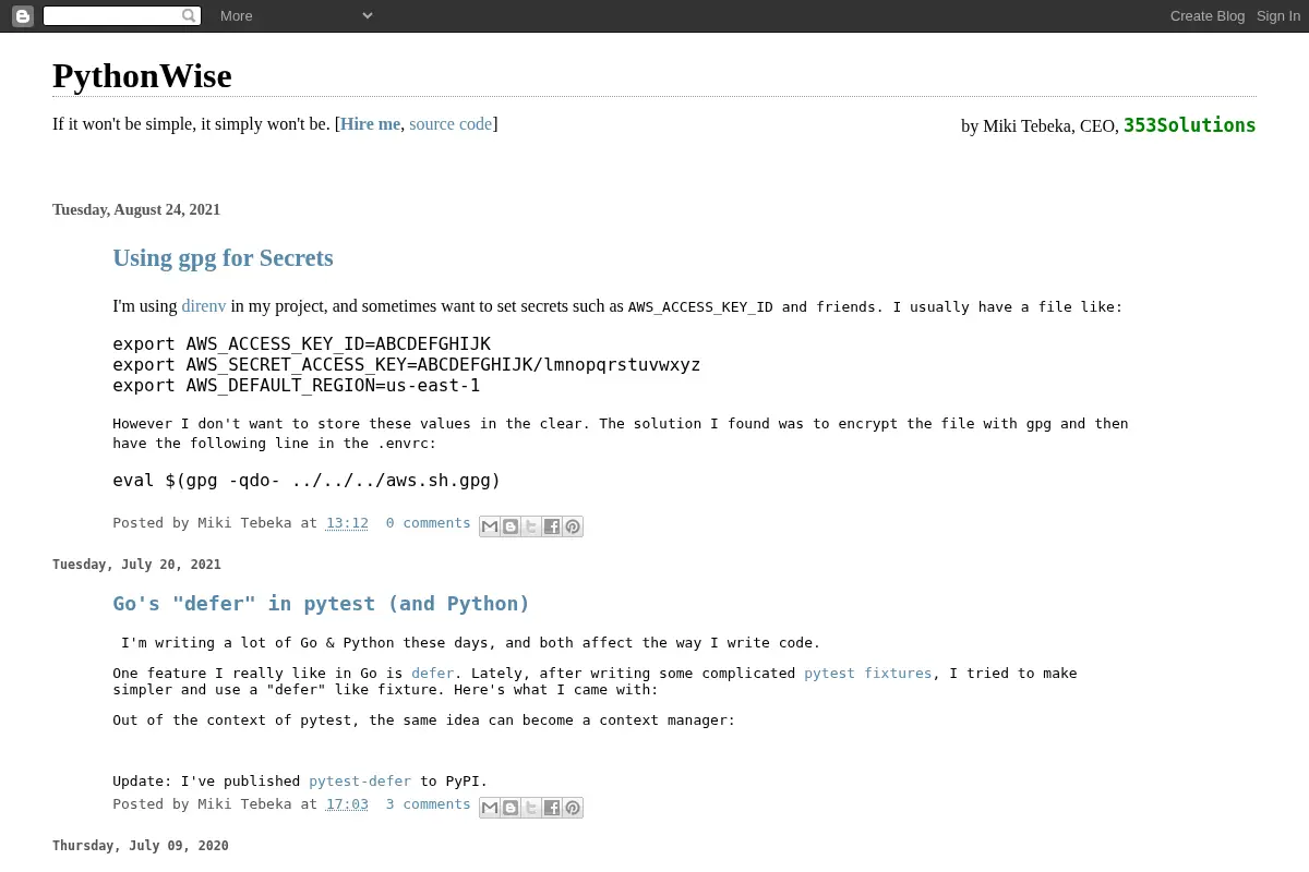 PythonWise