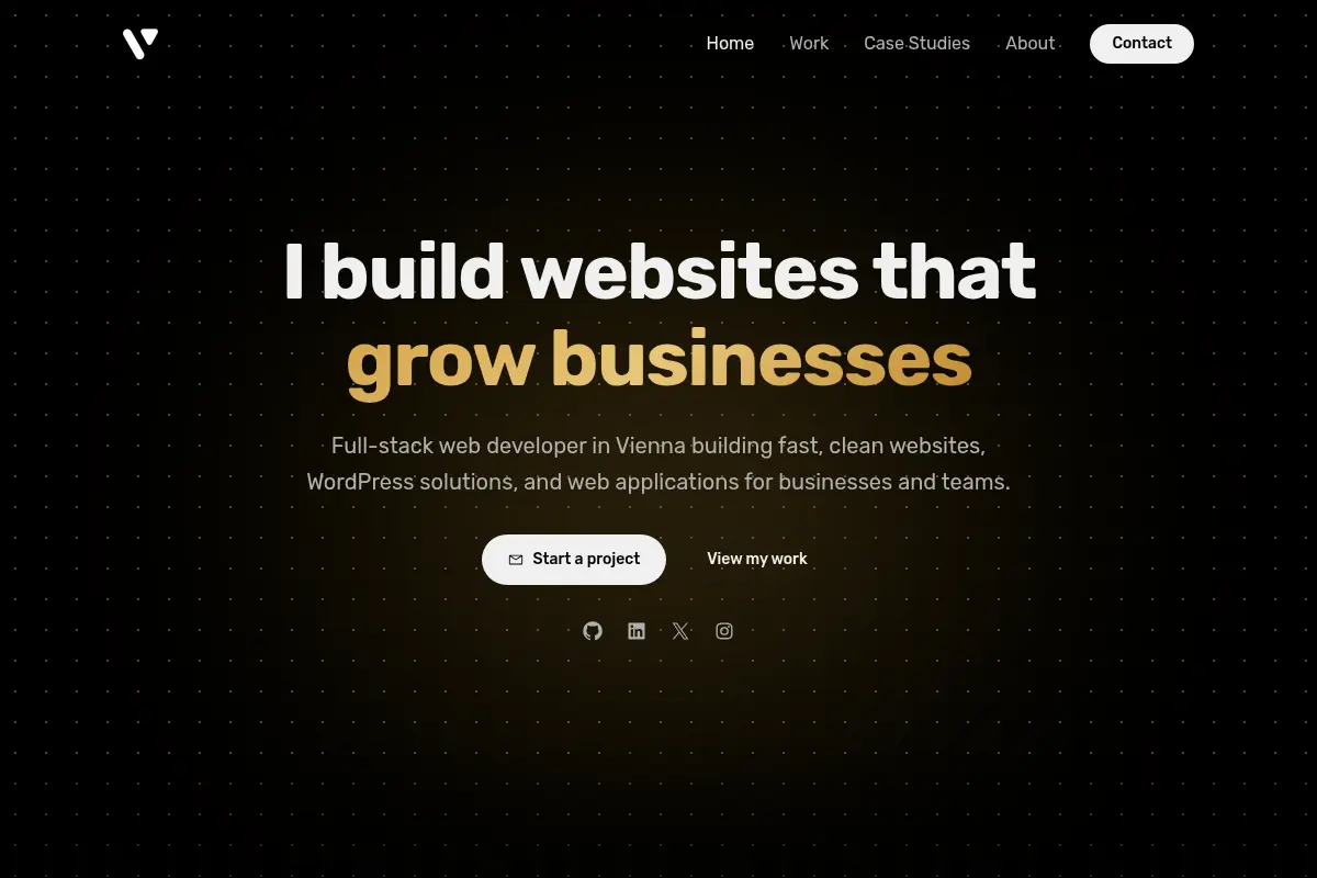 Full Stack Web Developer in Vienna