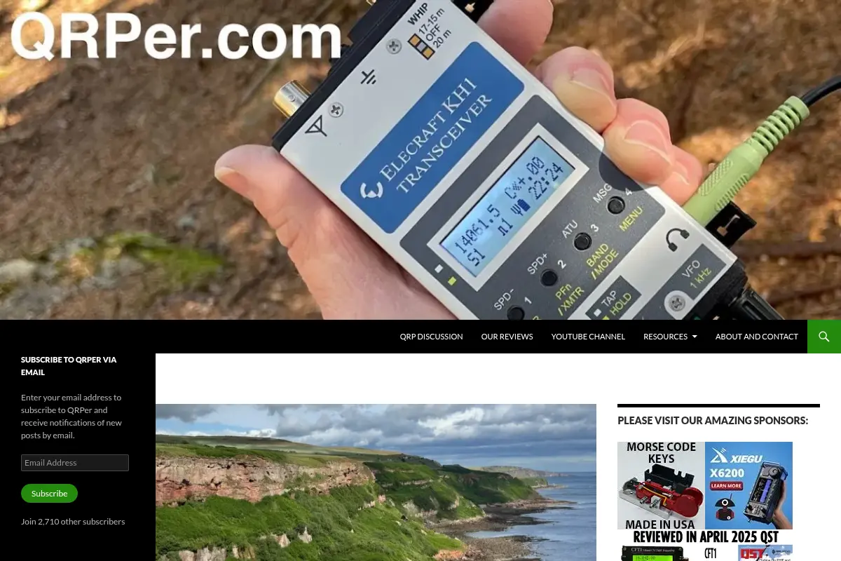 QRPer – Low-Power Field Radio Adventures