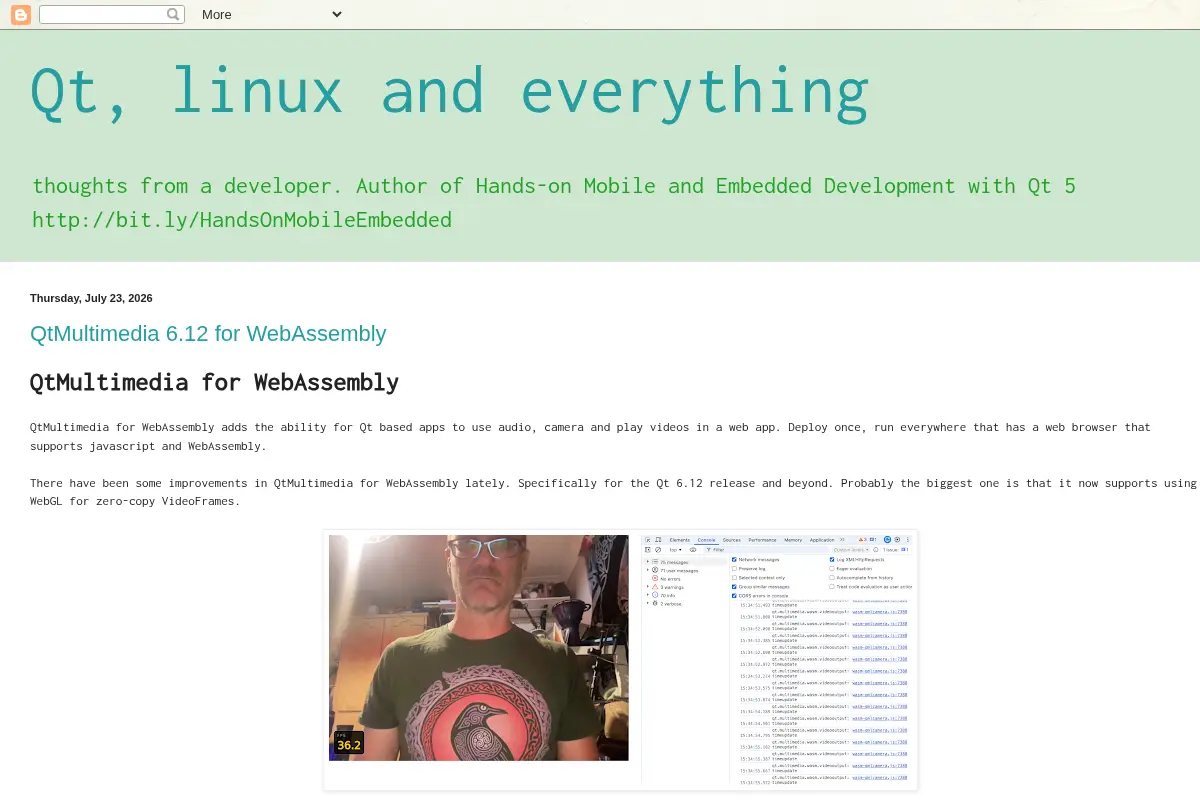 Qt, linux and everything