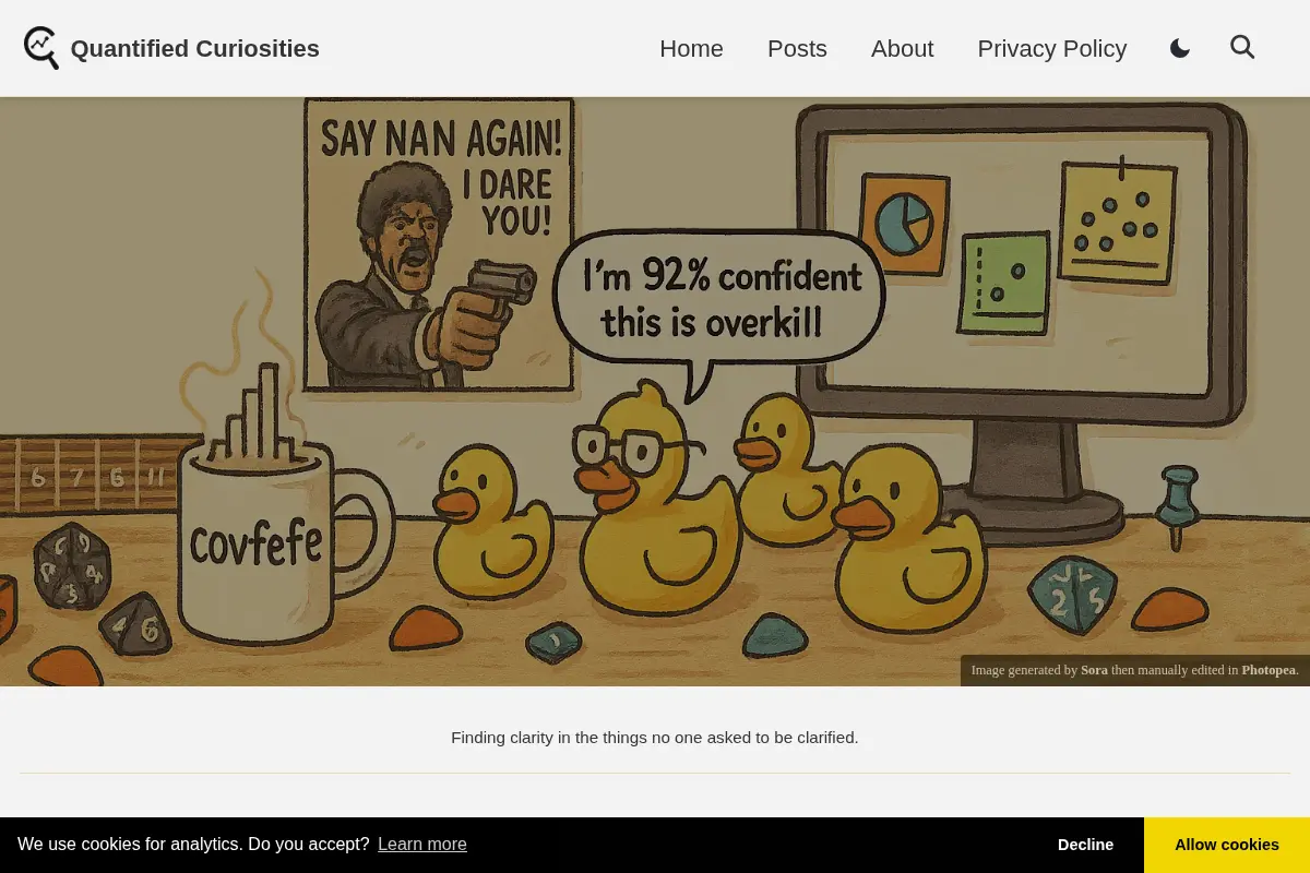 Quantified Curiosities