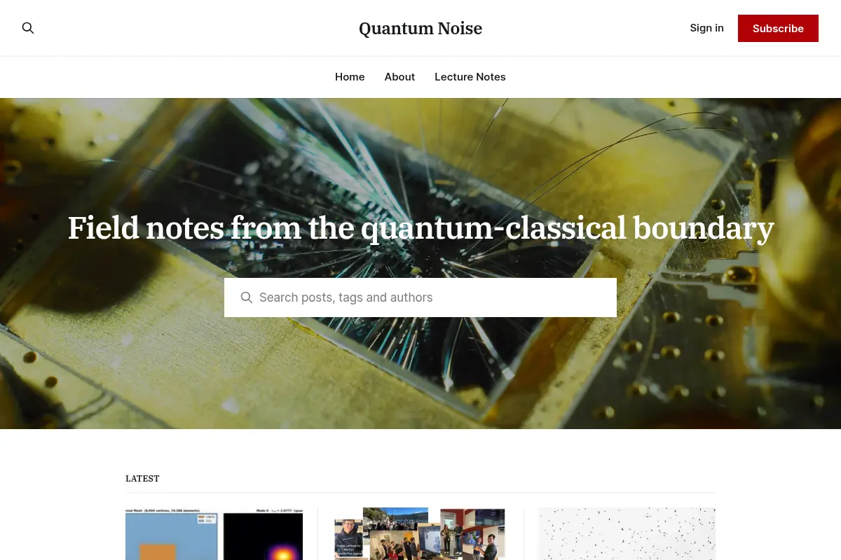Quantum Noise