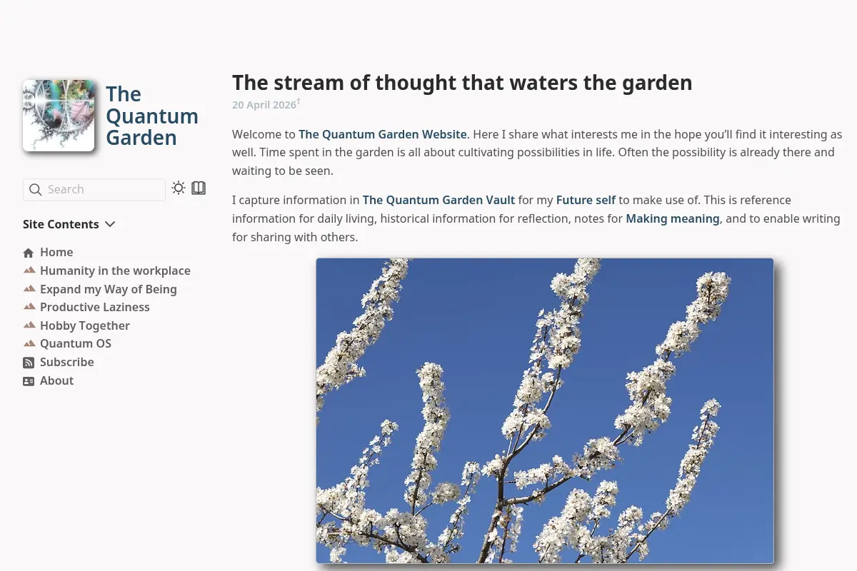 The Quantum Garden