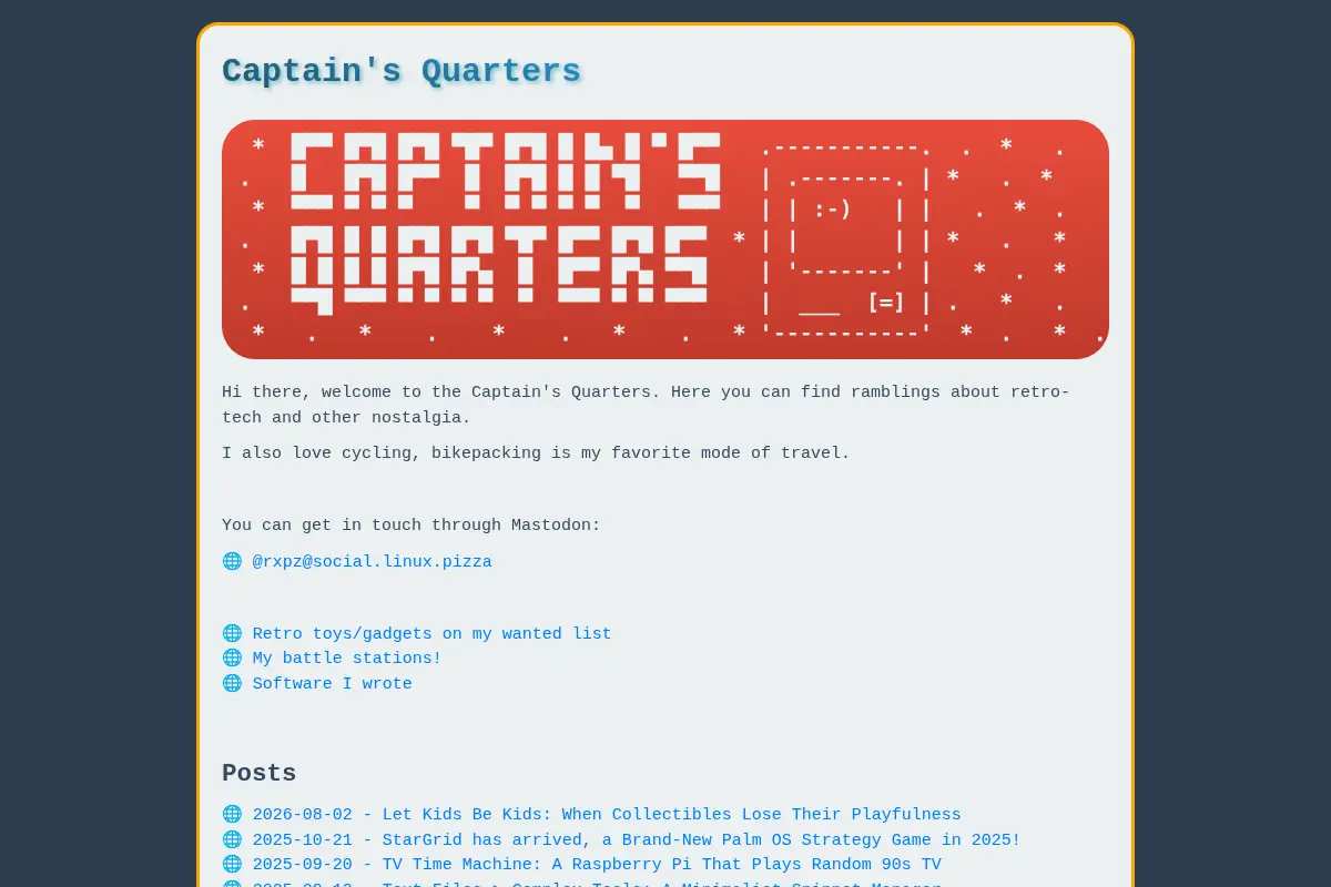 Captain's Quarters
