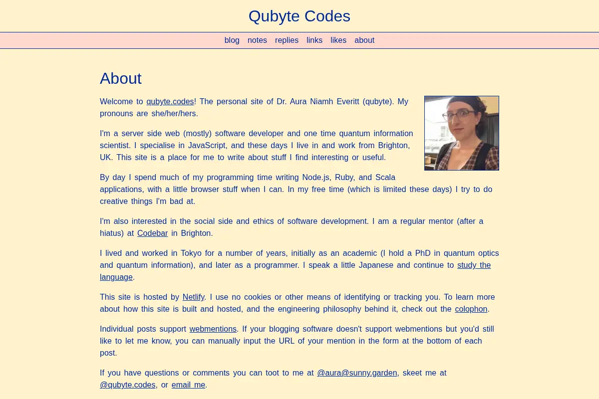 Qubyte Codes