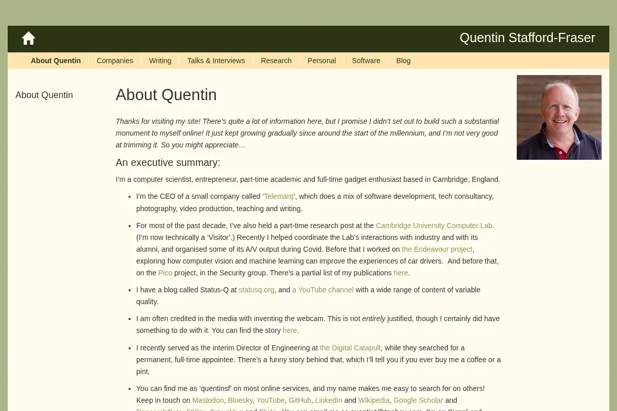 Quentin Stafford-Fraser
