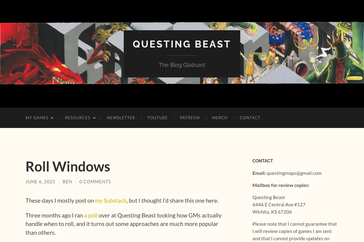 Questing Beast - The Blog Glatisant