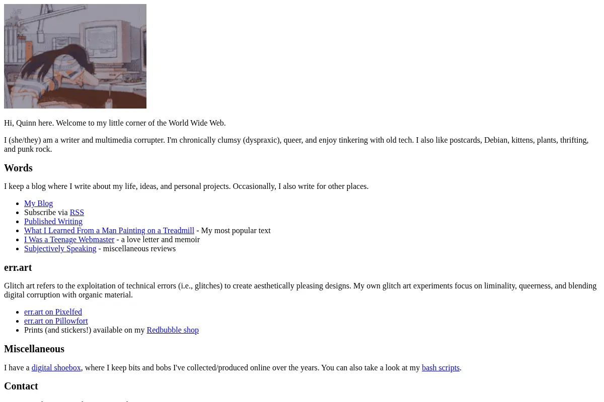 Quinn’s Webpage