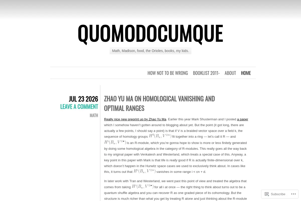 Quomodocumque