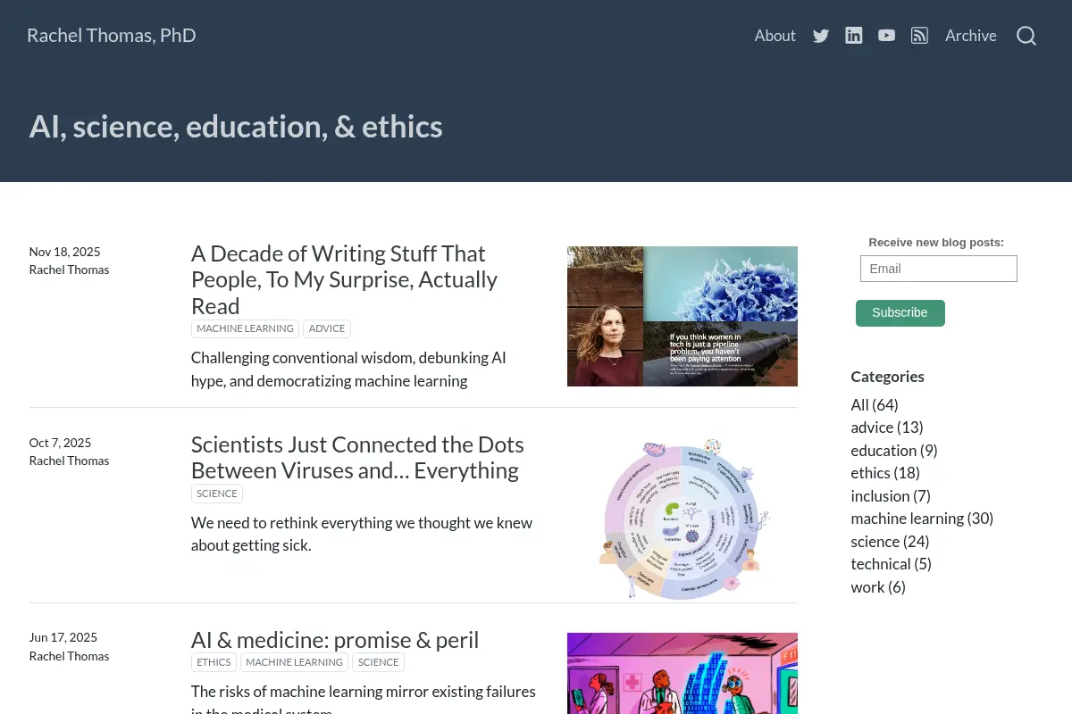 Rachel Thomas, PhD