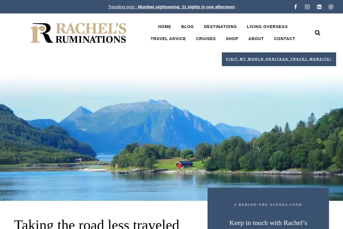 Rachel's Ruminations