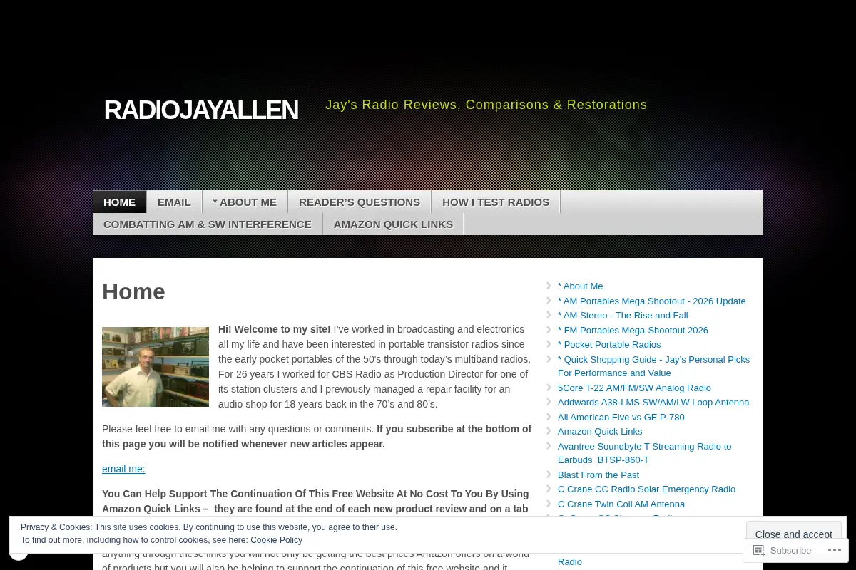 radiojayallen | Jay's Radio Reviews, Comparisons & Restorations