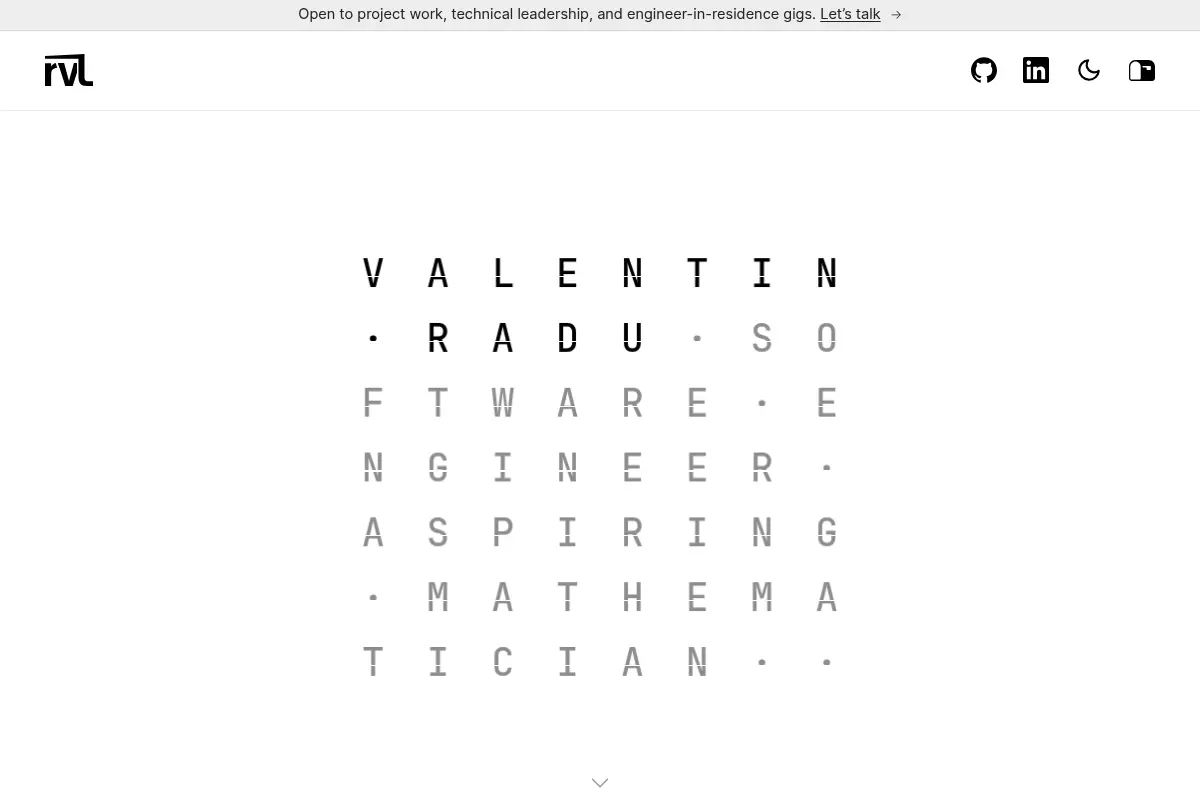 Valentin Radu · Software Engineer