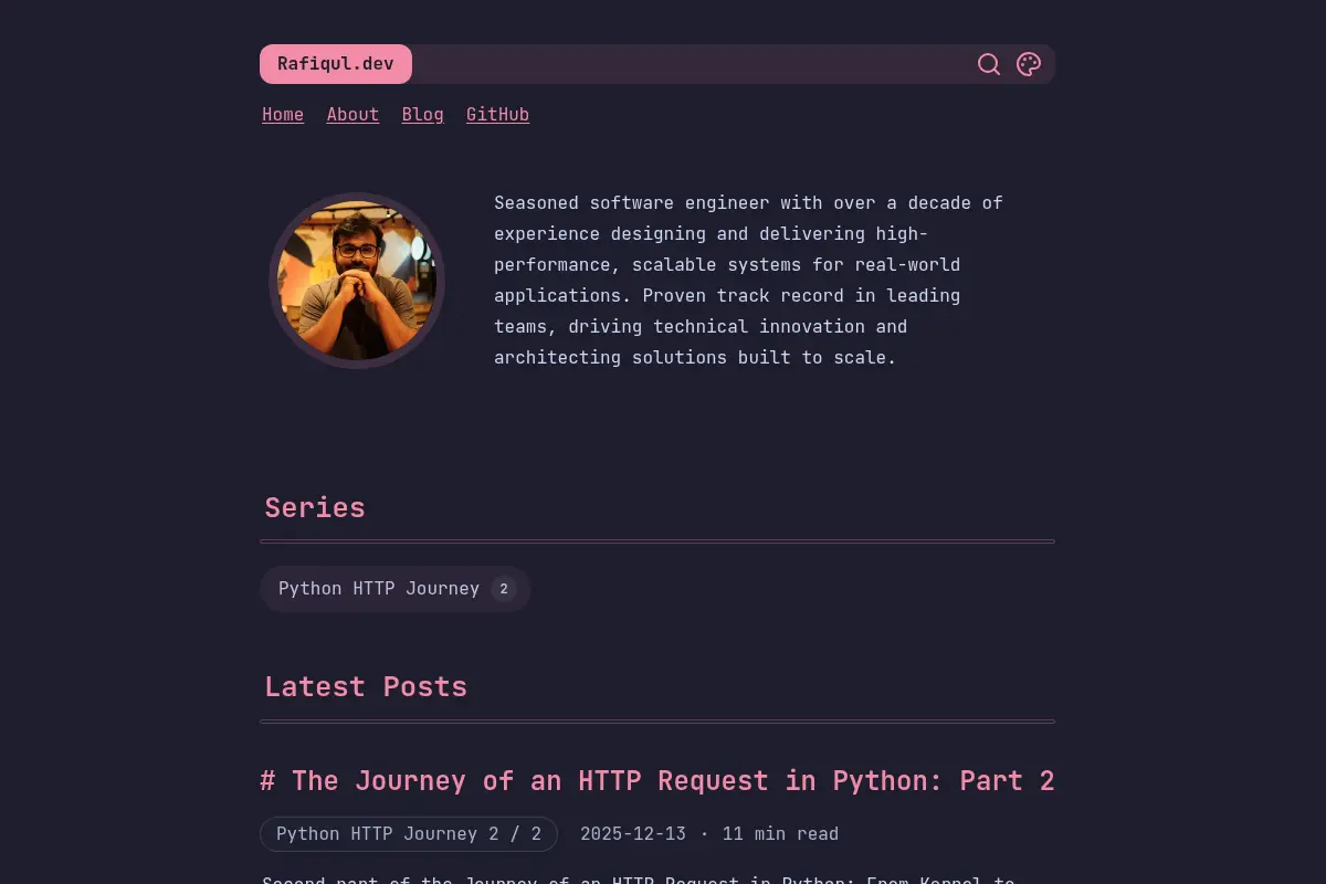 Rafiqul.dev