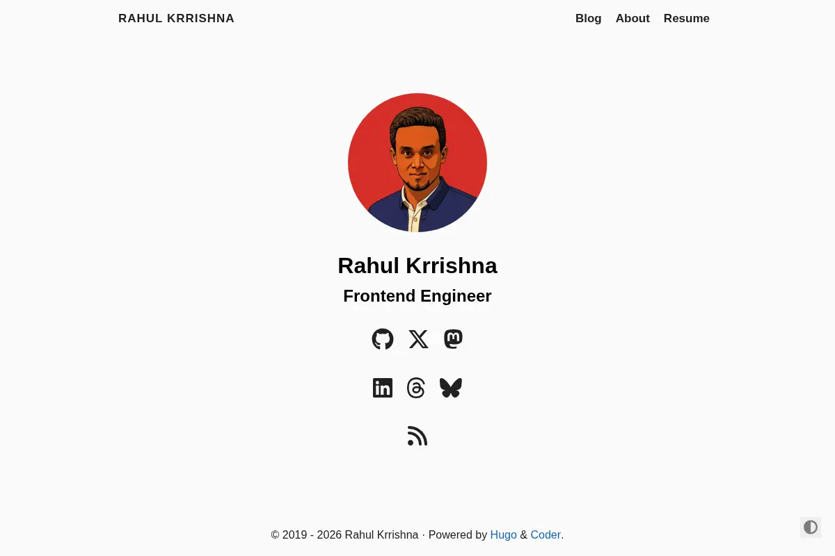 Rahul Krrishna