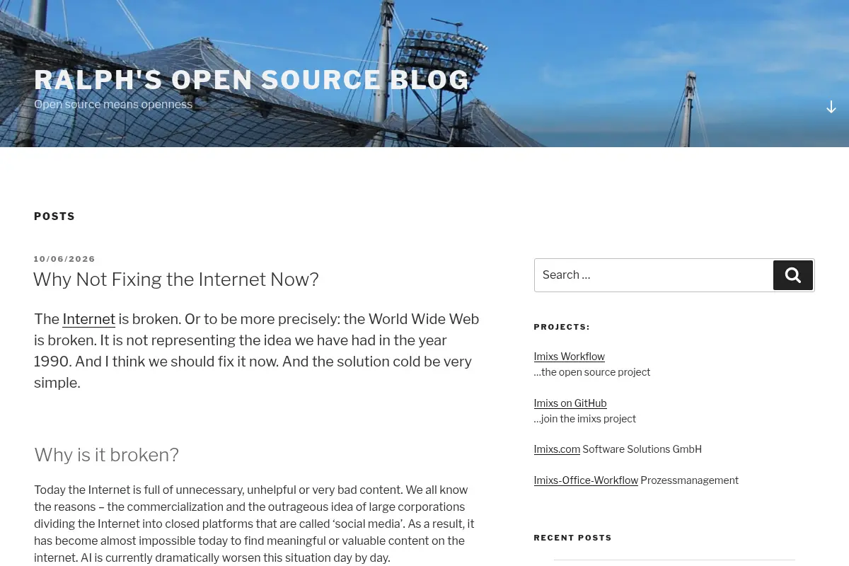 Ralph's Open Source Blog