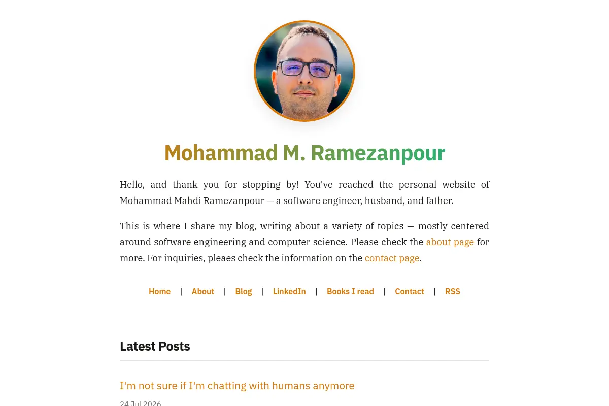Mohammad M. Ramezanpour