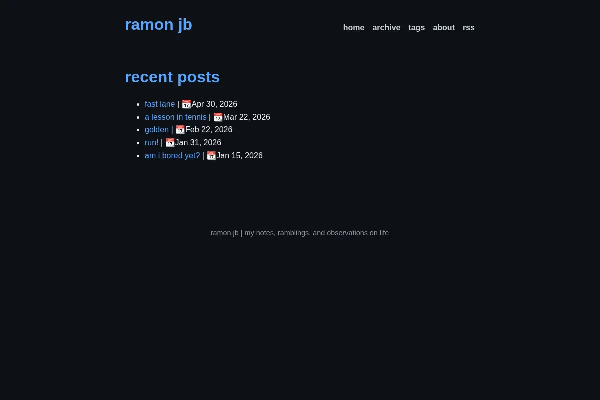 ramon's blog