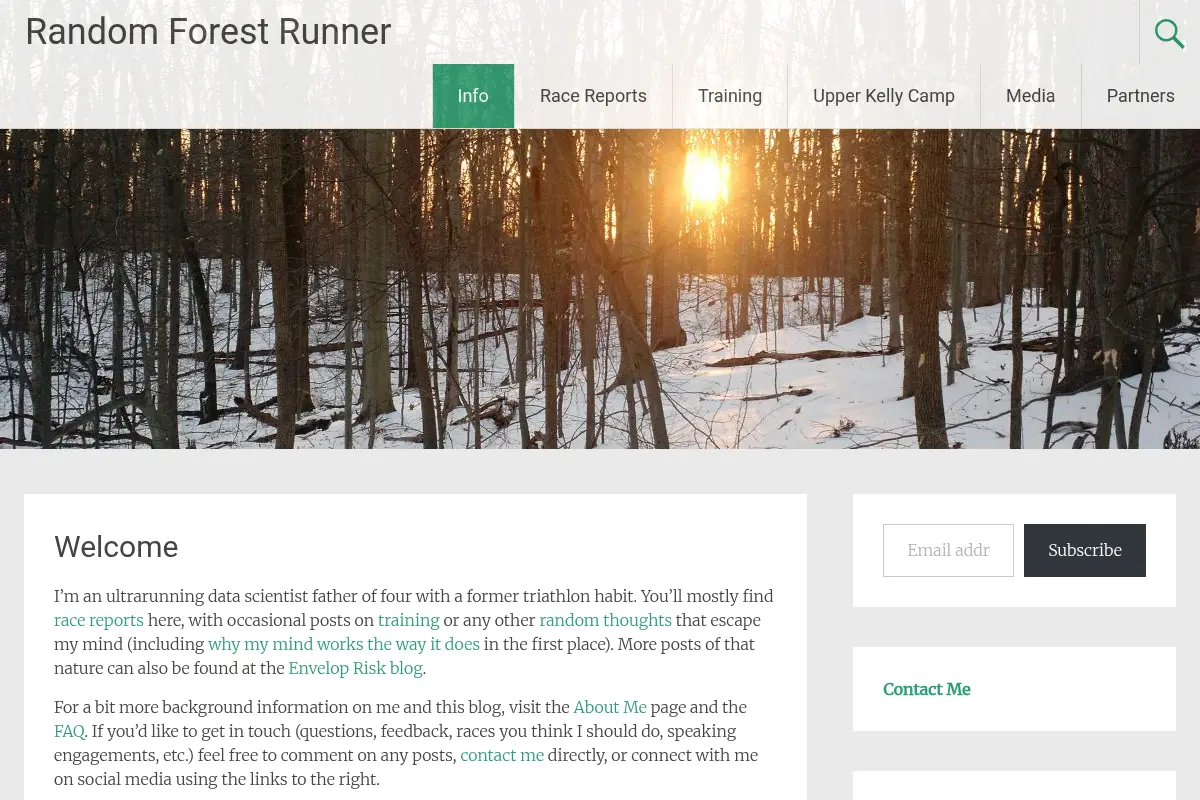 Random Forest Runner