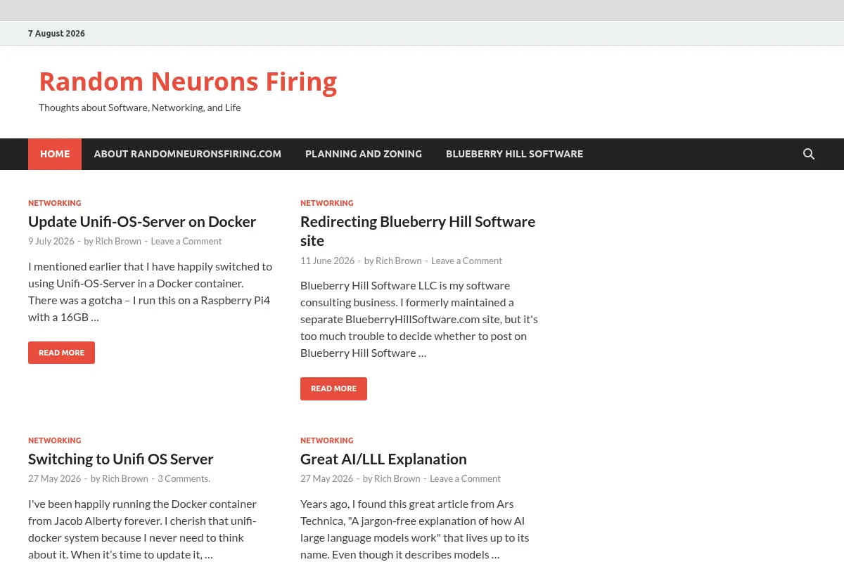 Random Neurons Firing