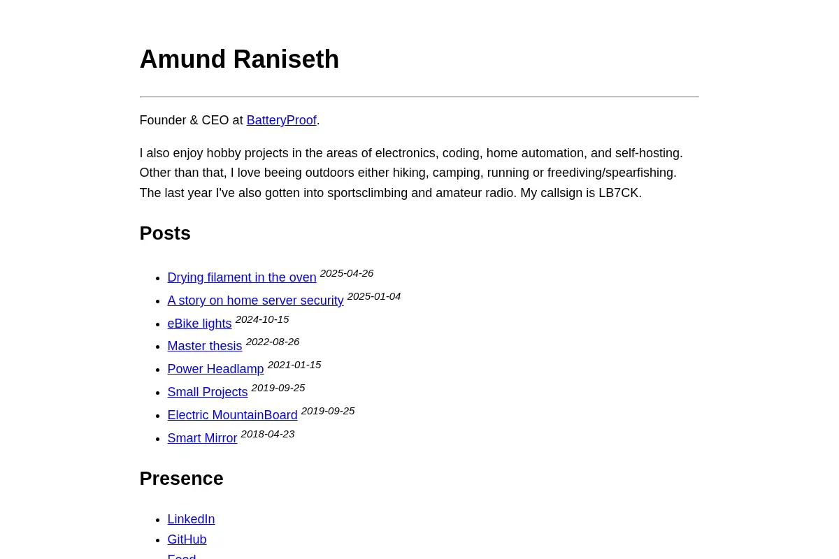 Amund Raniseth
