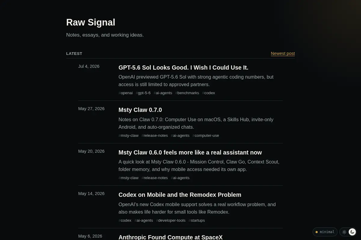 Raw Signal
