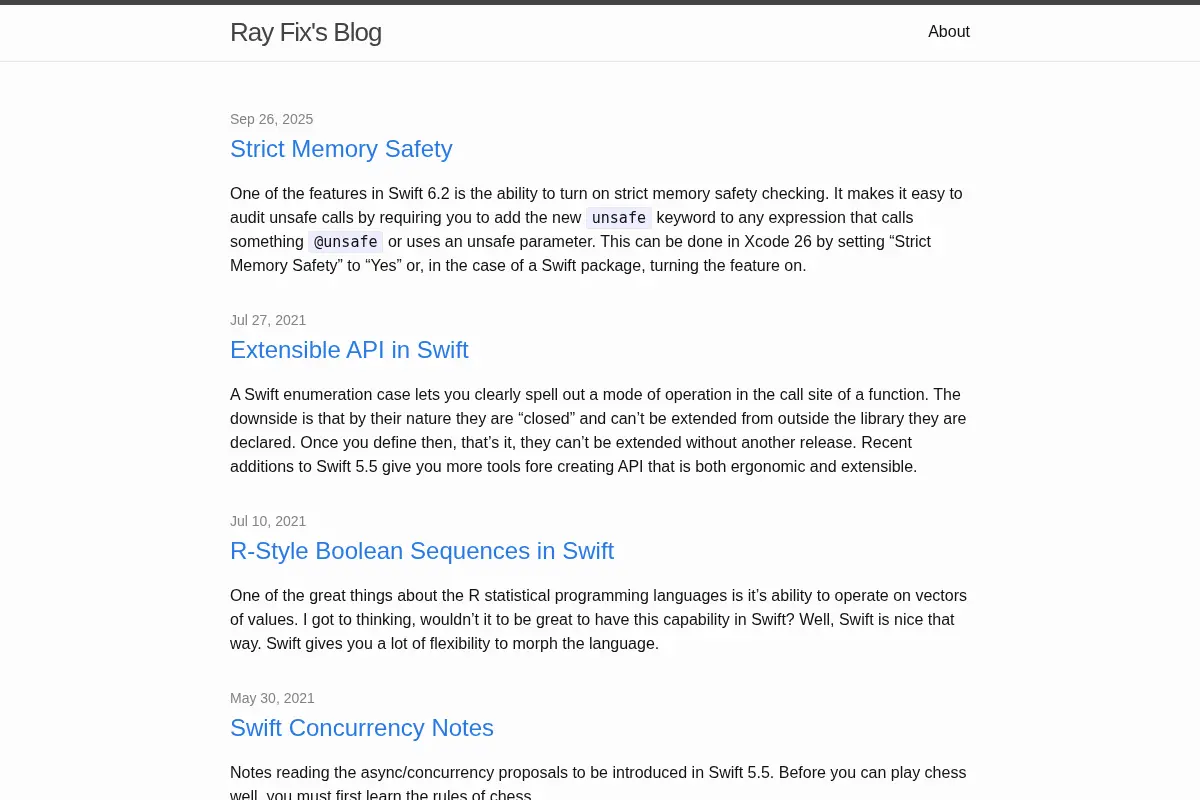 Ray Fix’s Blog